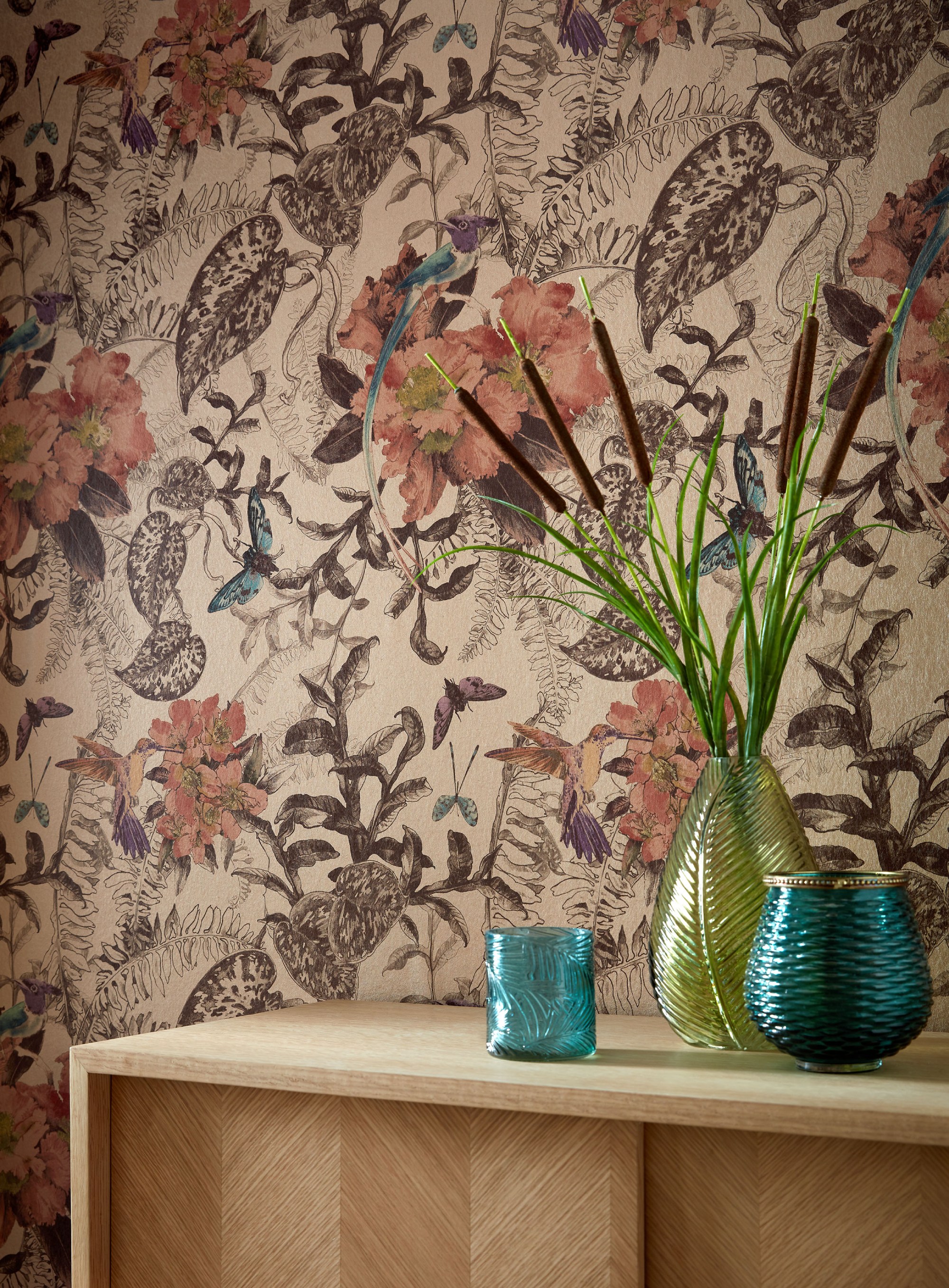 Обои 1838 Wallcoverings Willow Hedgerow Copper 2008-144-04